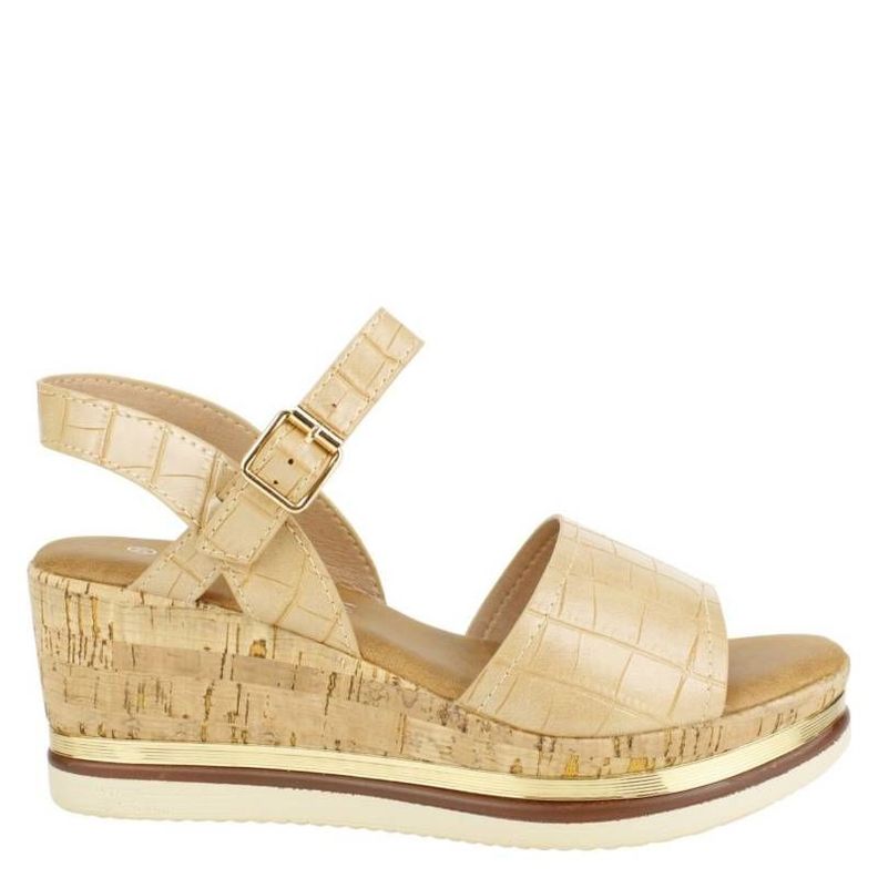 Sandalia De Fiesta New Walk Mujer Beige 825-B0055-303-2