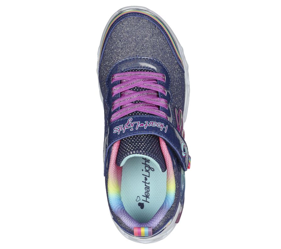 Zapatillas Skechers Infinite Heart Lights Love Prism (Luces) Niñas 303751L-NVMT-1