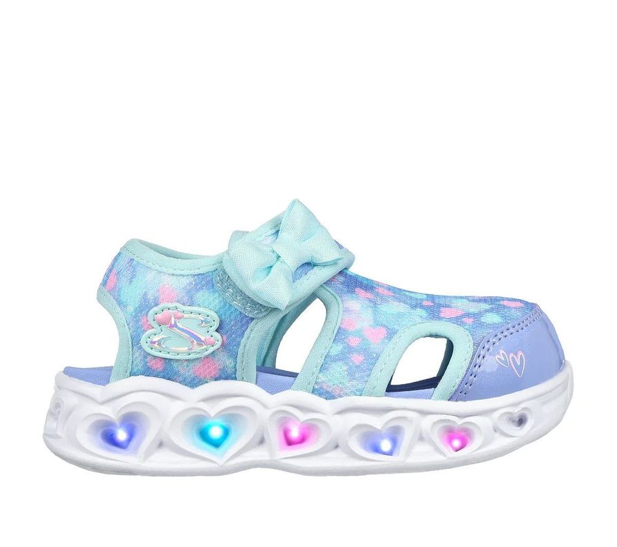 Sandalias Skechers Heart Lights (Luces) Bebe 303250N-AQMT-1