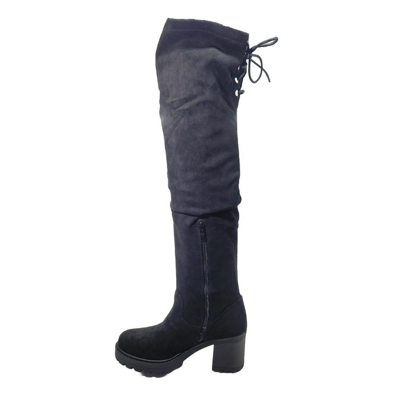 BOTAS BOTELI DE GAMUZA NEGRAS | R51-1