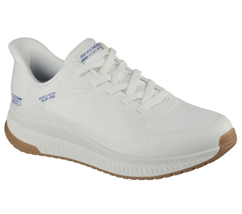 ZAPATILLAS SKECHERS SLIP INS BOBS SQUAD CHAOS 4| 118423-WHT-1