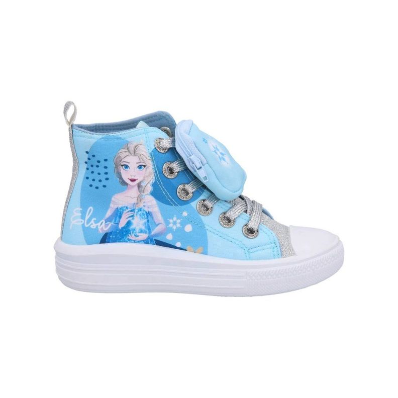 Zapatilla sportzone Lona Alta Infantil Frozen Celeste FRICS-0