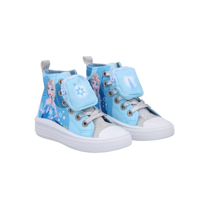 Zapatilla sportzone Lona Alta Infantil Frozen Celeste FRICS-1