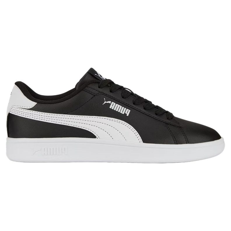 ZAPATILLAS PUMA SMASH 3.0 LEATHER JUVENIL NEGRAS | 392031 0-0