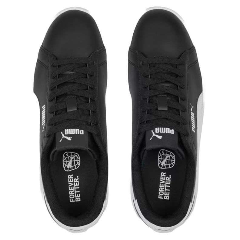 ZAPATILLAS PUMA SMASH 3.0 LEATHER JUVENIL NEGRAS | 392031 0-2