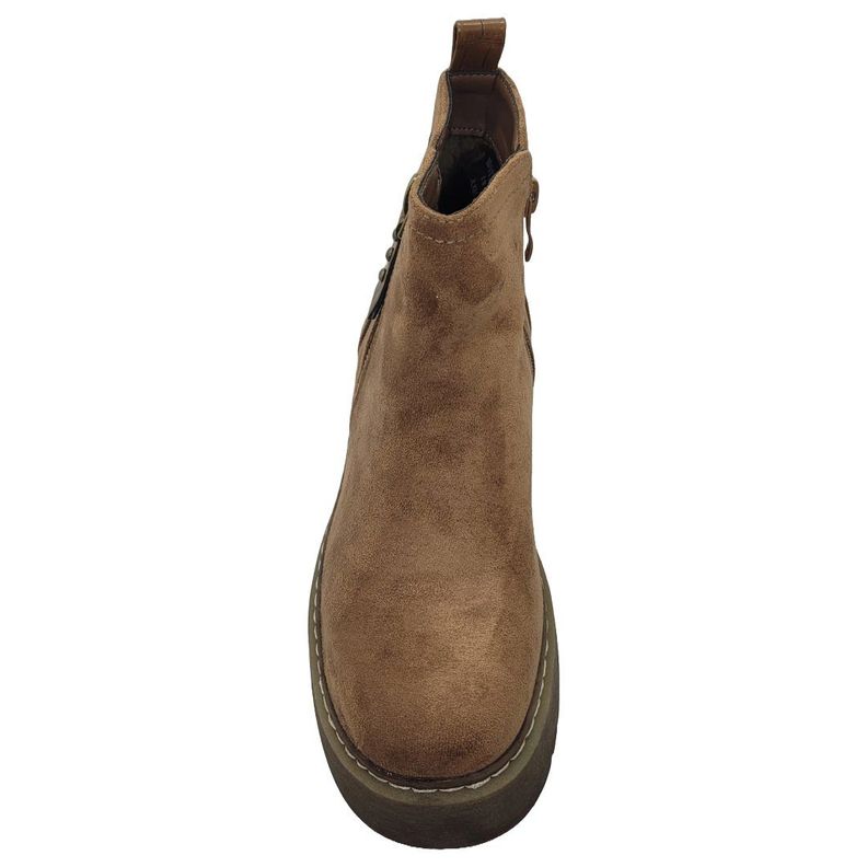 BOTINES DE GAMUZA BOTELI COLOR CAMEL | R81-3