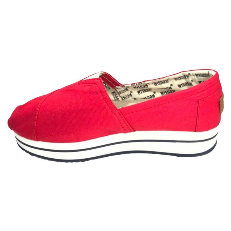 ALPARGATAS WISDOM ROJO | W010-1