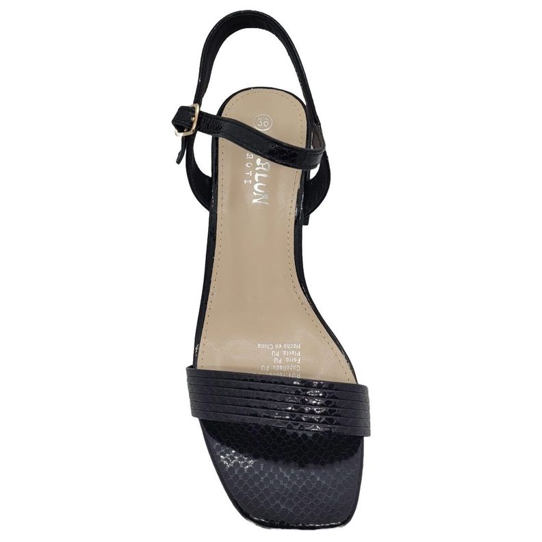 SANDALIAS DE FIESTA HUALUNAOTE BLACK | T2112-3