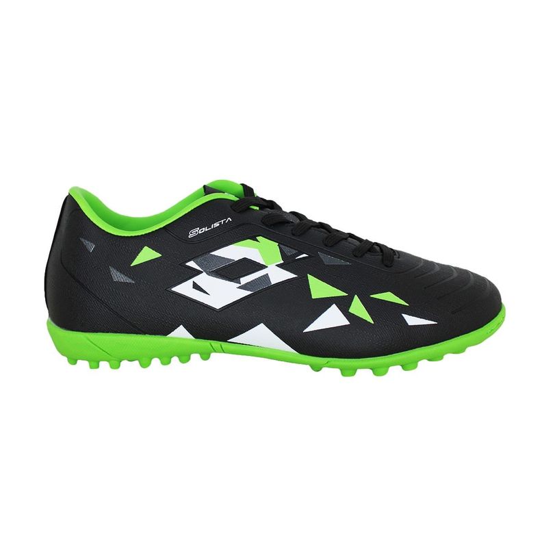 Zapatillas Baby Futbol Lotto Solista TF Negro Adulto J0173-0