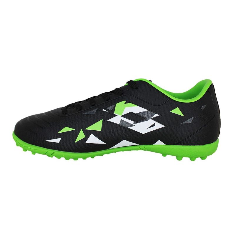Zapatillas Baby Futbol Lotto Solista TF Negro Adulto J0173-1
