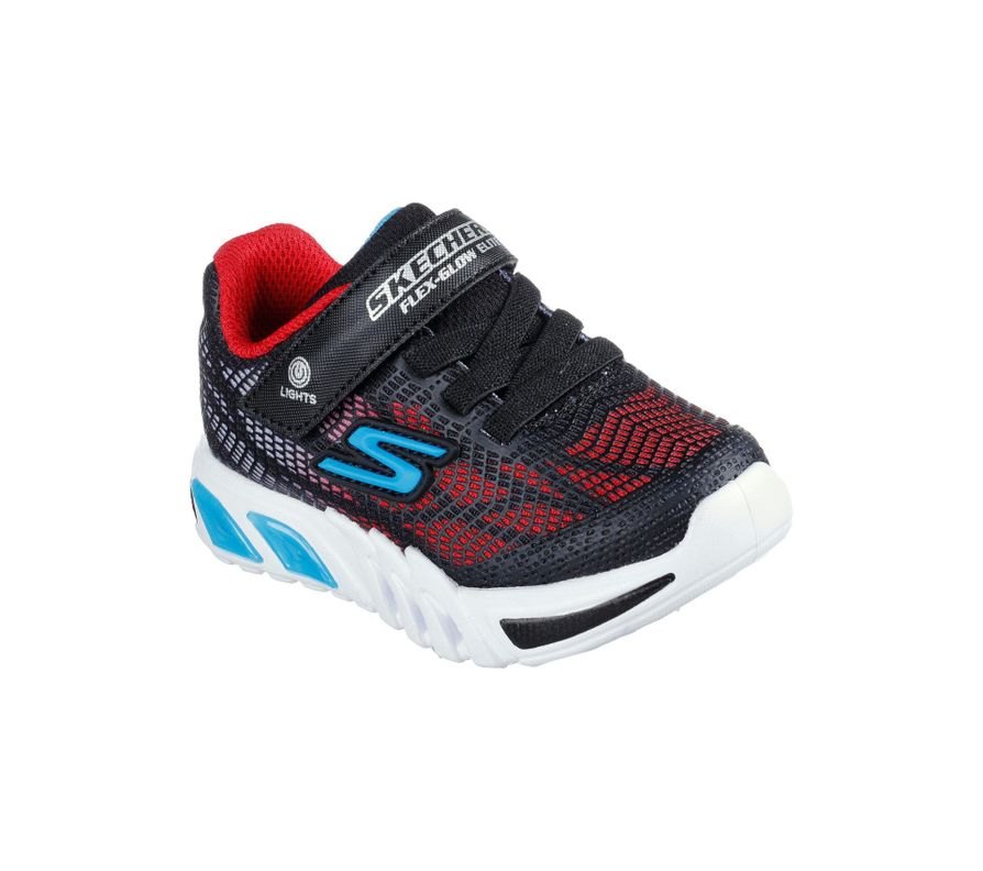 Zapatillas Skechers Flex Glow Elite Vorlo (Luces) Bebes 400137N-BKRB-0