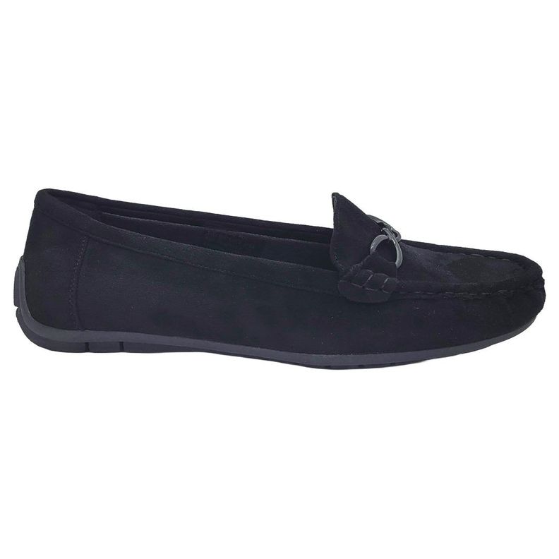 MOCASINES HUALUNAOTE GAMUZA BLACK | H-90-0
