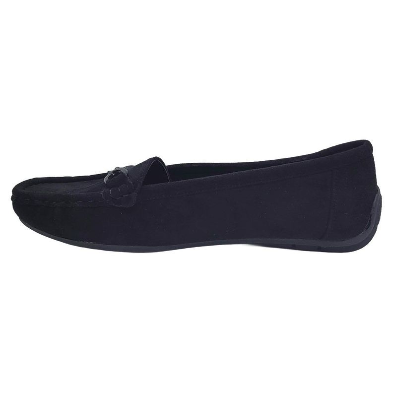 MOCASINES HUALUNAOTE GAMUZA BLACK | H-90-1