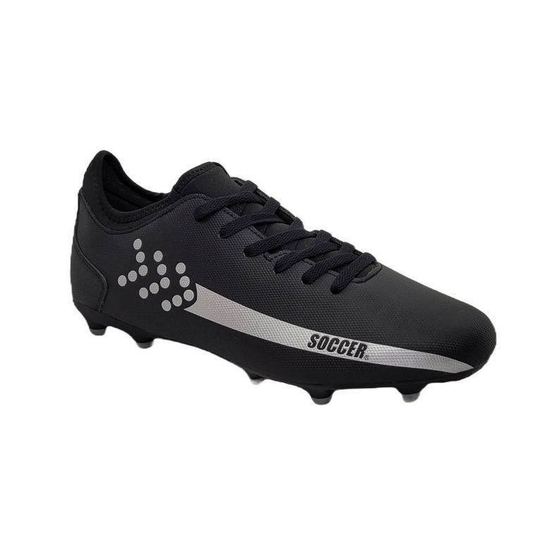 Zapatillas Soccer Futbol Black/Silver SP-2