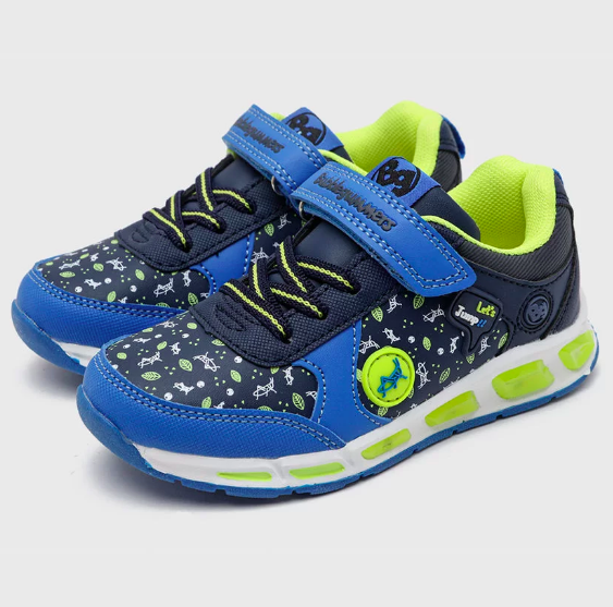 Zapatilla Bubble Gummers Azul (Luces) 181-9639-0