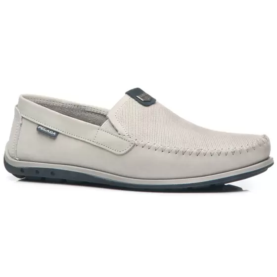 MOCASIN PEGADA BLANCO HOMBRE 141603-08-0