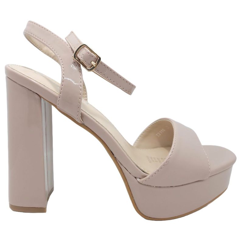 SANDALIAS DE FIESTA HUALUNAOTE PINK CHAROL | T2116-0
