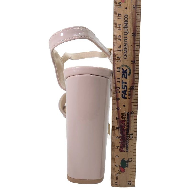 SANDALIAS DE FIESTA HUALUNAOTE PINK CHAROL | T2116-1