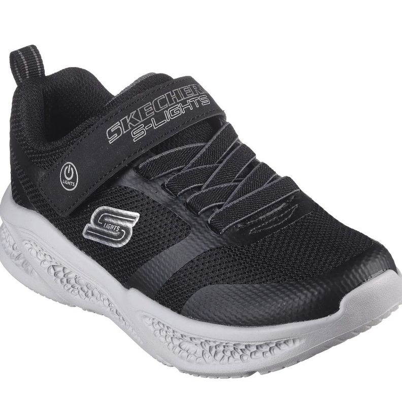 Zapatillas Skechers Meteor Lights (Luces) Niños 401675L-BKGY-0