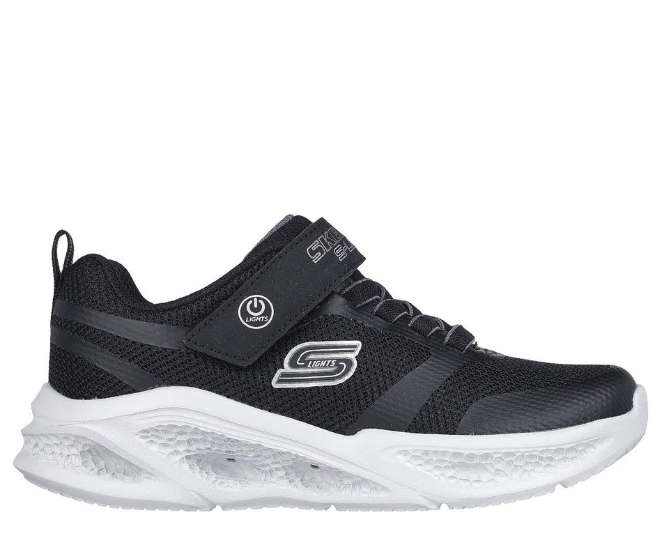Zapatillas Skechers Meteor Lights (Luces) Niños 401675L-BKGY-1