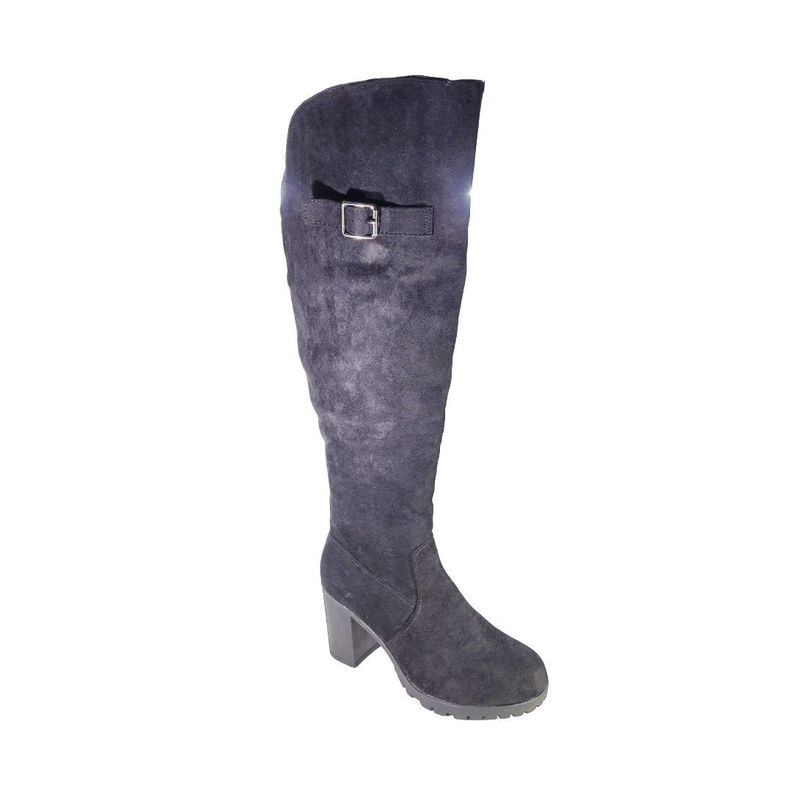 BOTAS BONNY FRANCO DE GAMUZA NEGRA 362-2606-0