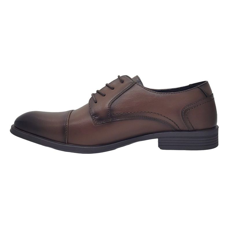 ZAPATOS FORMALES OXFORD CAP TOE TUO TUO CAFÉ | H03-1