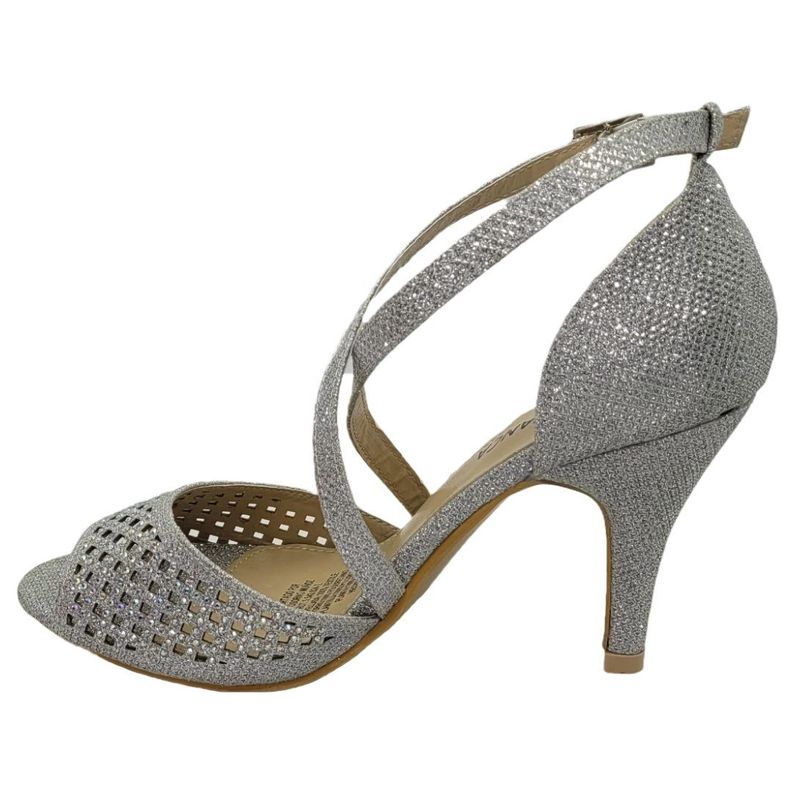 SANDALIAS VIA FRANCA DE FIESTA PLATEADO G8244-2