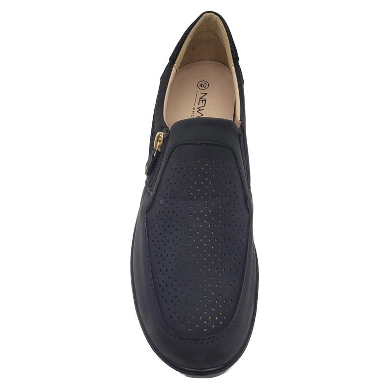 ZAPATOS CASUALES DE GAMUZA NEW WALK NEGROS | C25F2011-90-3