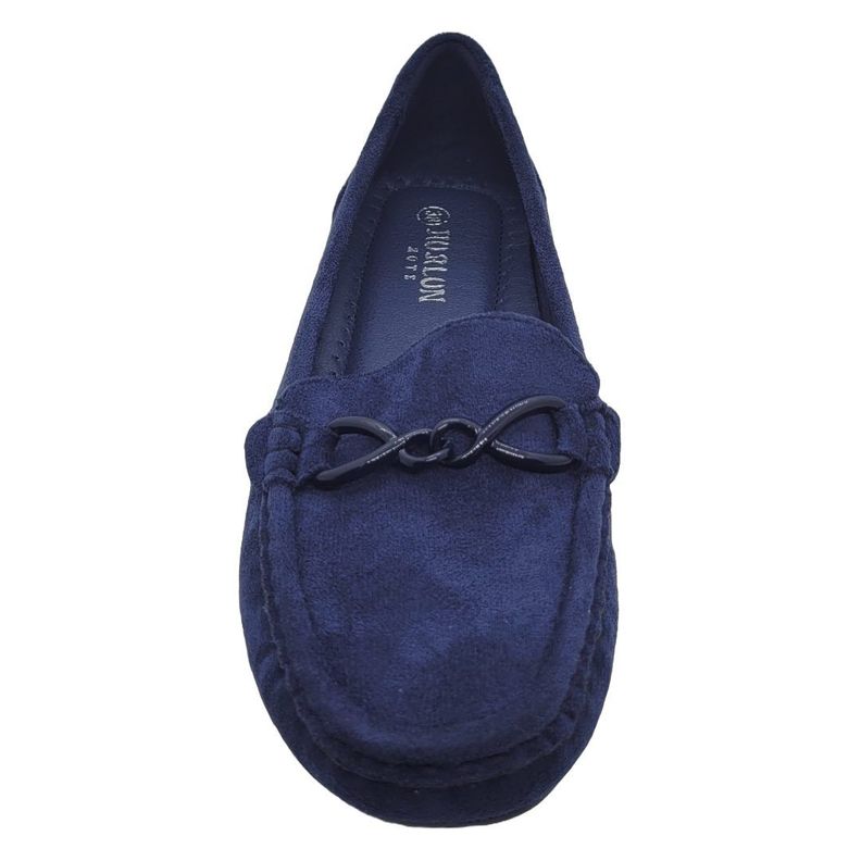 MOCASINES HUALUNAOTE GAMUZA AZULES | H-90-1