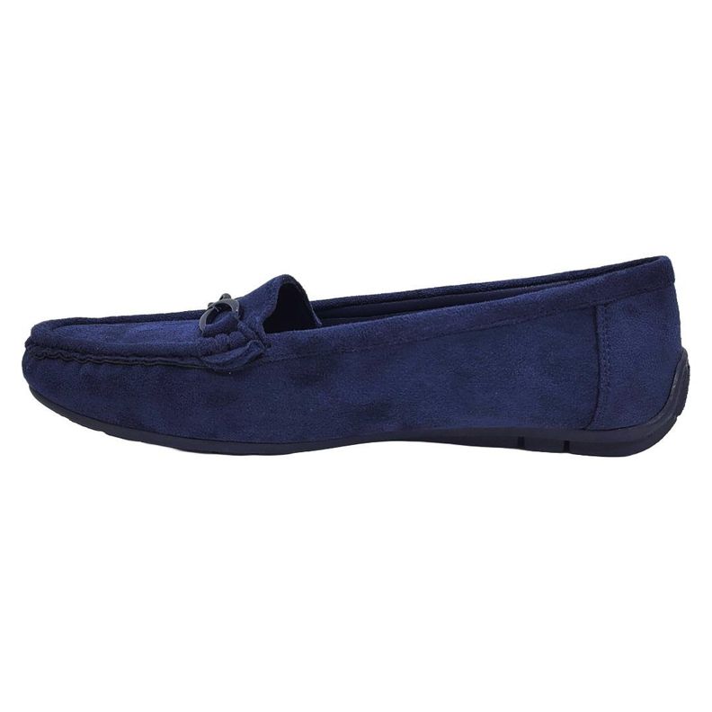 MOCASINES HUALUNAOTE GAMUZA AZULES | H-90-2