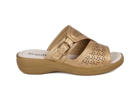 SANDALIAS DORADAS GERD BEGOÑAS WAG420S22-1