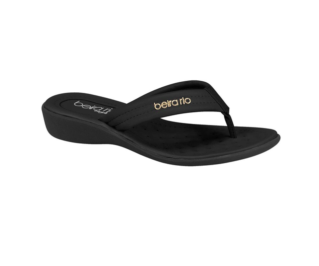 Sandalia Negra/Dorado Beira Rio 8224.826.9830.15745-0