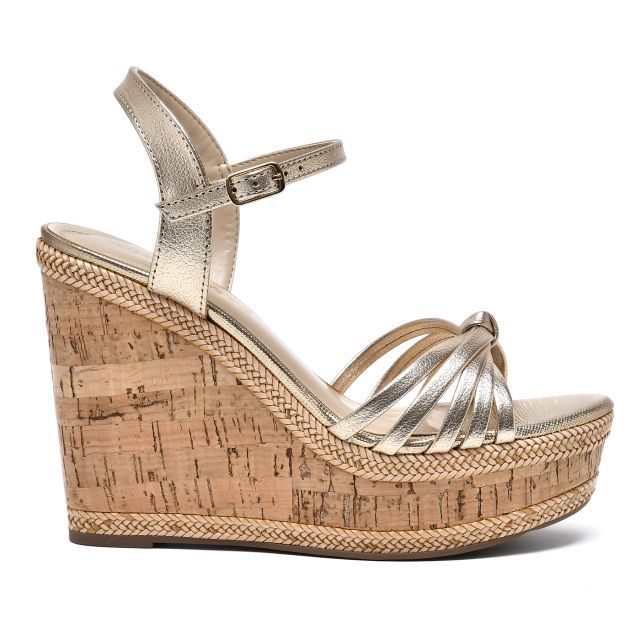 Sandalia De Fiesta Via Marte Gold 23-12606-01-1