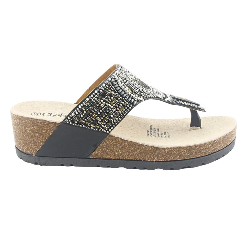 SANDALIAS CHALADA NEGRAS | 17-DOIT-10-0