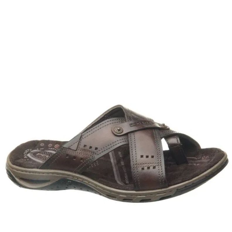 SANDALIAS PEGADA MARRONES HOMBRE 131655-02-0