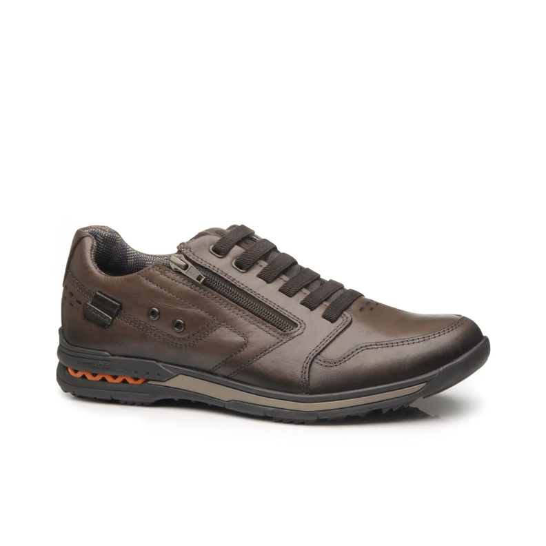 ZAPATILLAS PEGADA CUERO PINHAO | 114858-01