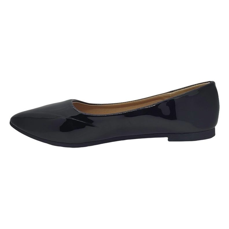 ZAPATOS HUALUNAOTE BLACK CHAROL | HLD-601A-1