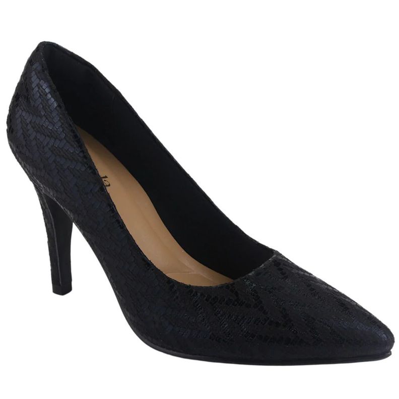 ZAPATO CHALADA MUJER NEGRO MODA 5-CLORA-63-0