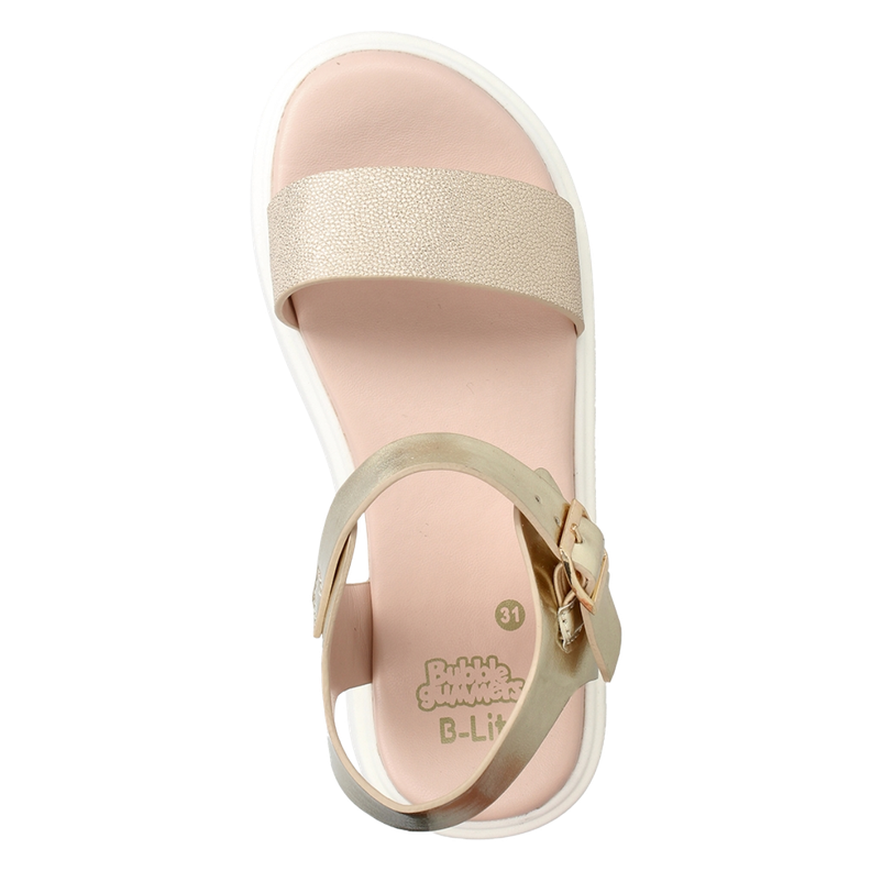 SANDALIAS BUBBLE GUMMERS DAFNE DORADO 361-8382-3