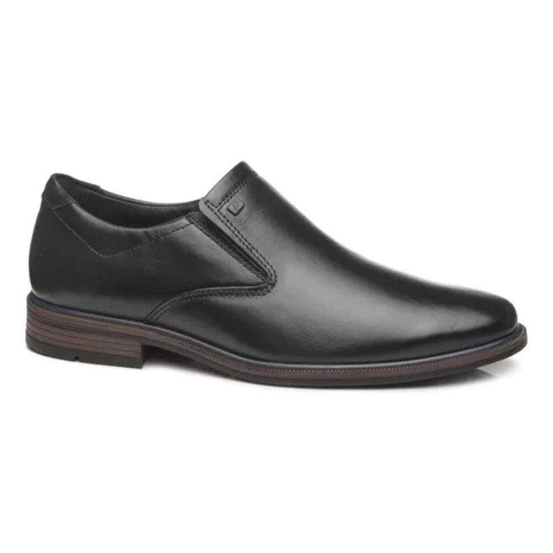 ZAPATOS DE VESTIR PEGADA CUERO PRETO | 126308-01-0