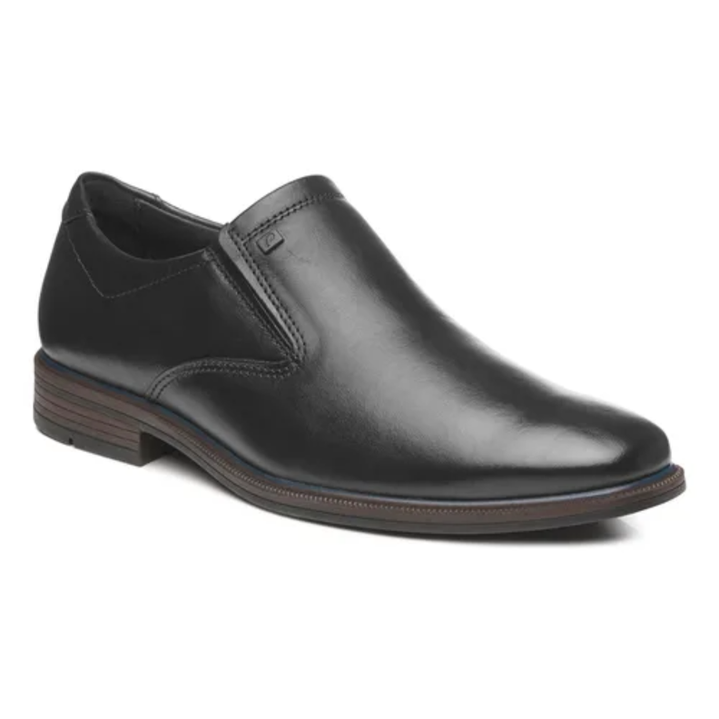 ZAPATOS DE VESTIR PEGADA CUERO PRETO | 126308-01-1