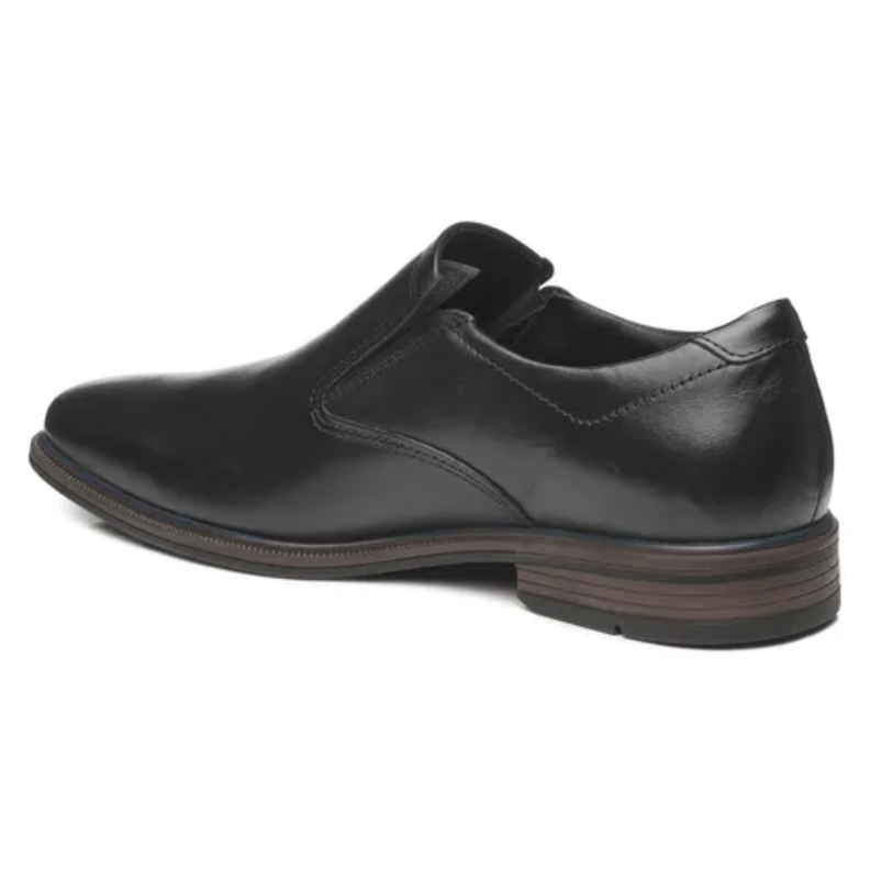 ZAPATOS DE VESTIR PEGADA CUERO PRETO | 126308-01-3