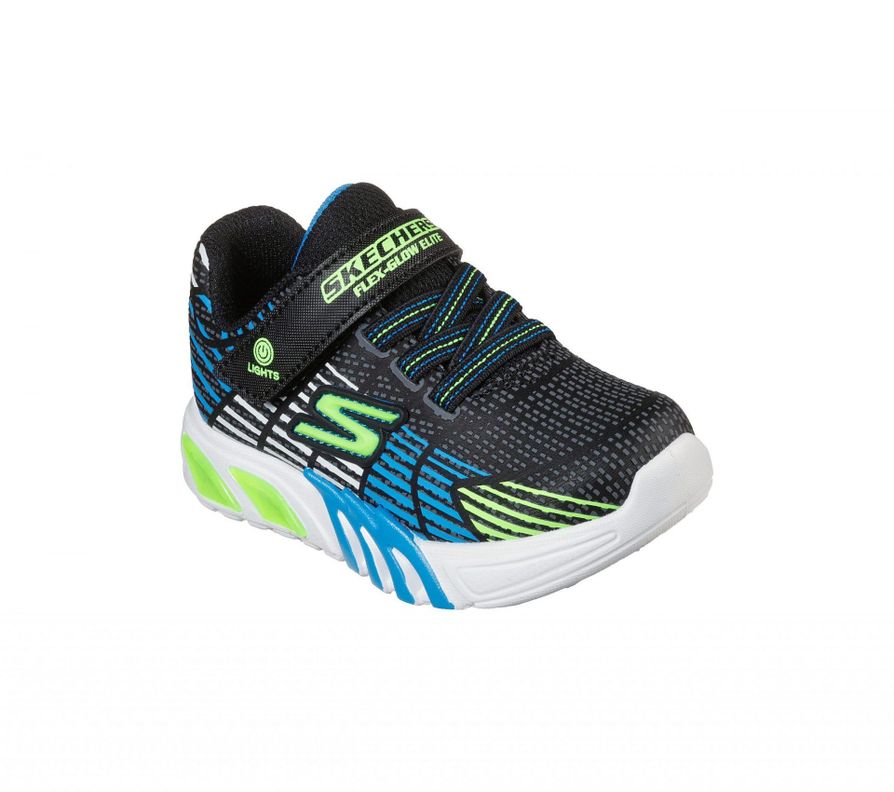 ZAPATILLAS SKECHERS FLEX GLOW ELITE LUCES BEBES 400135N-BBLM-0