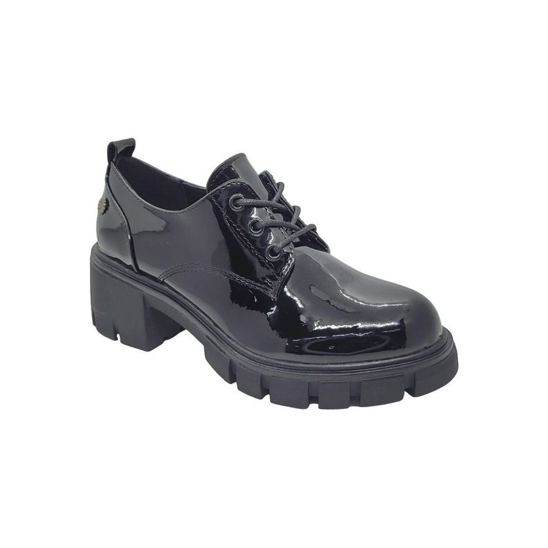 ZAPATOS CHALADA NEGRO CHAROL 38-JUSTY-1-0