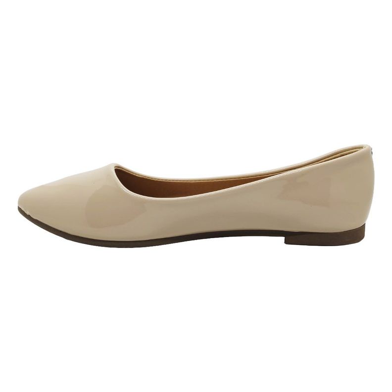ZAPATOS HUALUNAOTE BEIGE CHAROL | HLD-601A-1