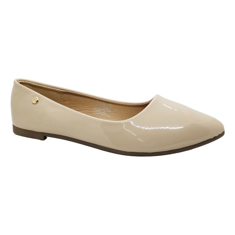ZAPATOS HUALUNAOTE BEIGE CHAROL | HLD-601A-2