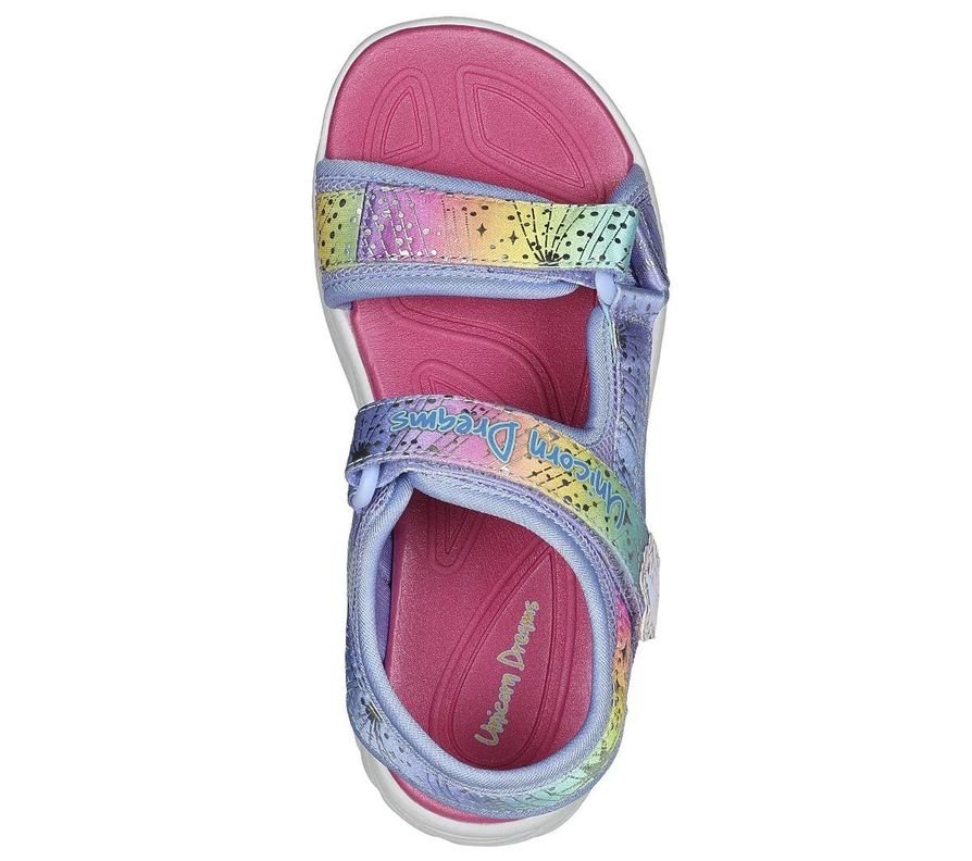 SANDALIAS SKECHER UNICORN DREAMS (LUCES) NIÑAS 302682L-BLMT-2