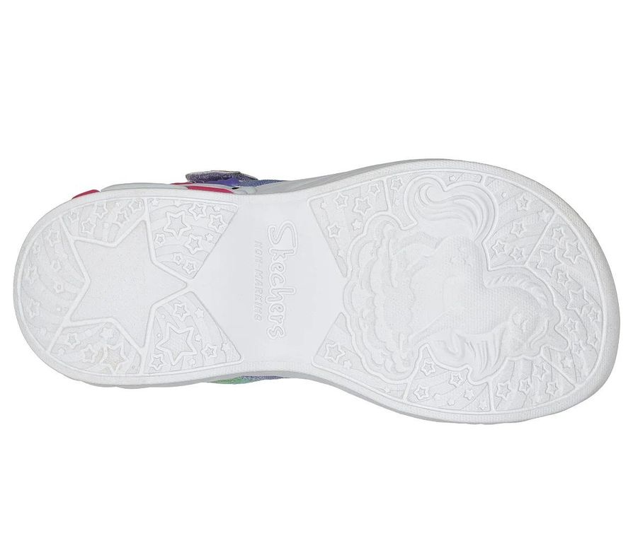 SANDALIAS SKECHER UNICORN DREAMS (LUCES) NIÑAS 302682L-BLMT-3