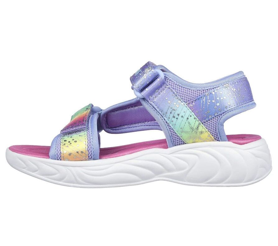 SANDALIAS SKECHER UNICORN DREAMS (LUCES) NIÑAS 302682L-BLMT-4
