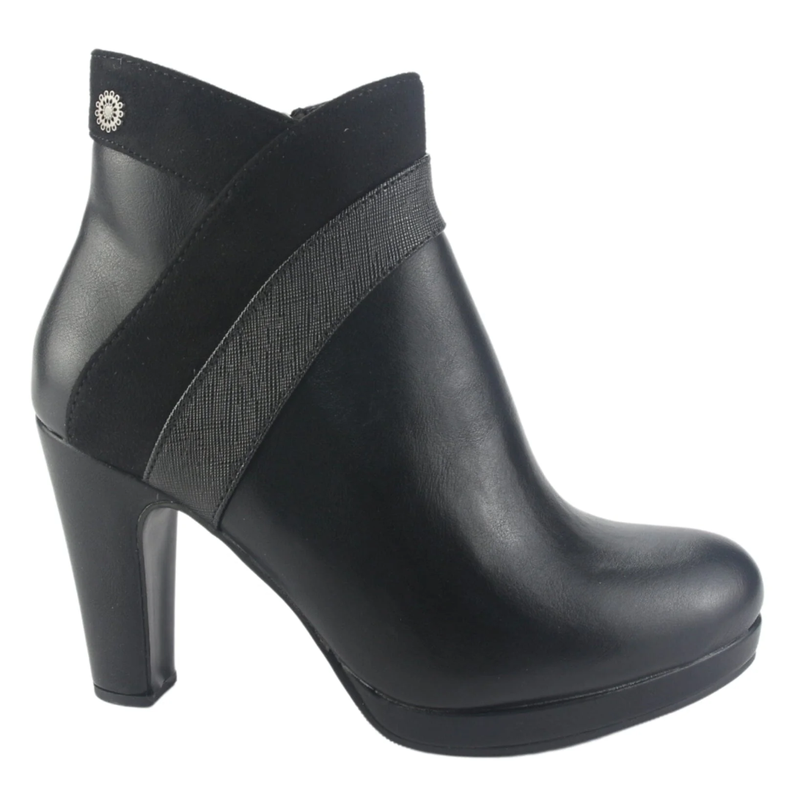 BOTINES CHALADA MUJER NEGRO MODA 1-BAMBINA-5-0
